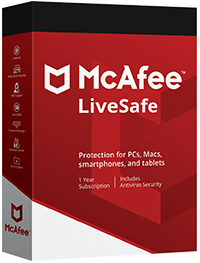 Activatiecode voor McAfee LiveSafe voor al uw apparaten voor 1 jaar.
