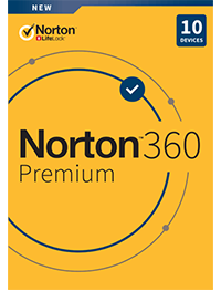 Norton 360 Premium 10-Devices + 75 GB Cloudstorage 1 year (Non-Subscription)