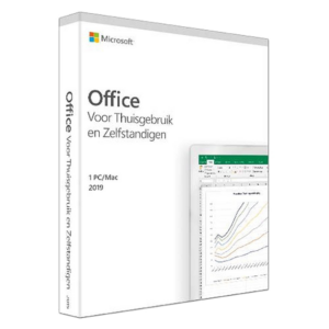 Activatiecode voor Microsoft Office Home & Business 2019 voor 1 PC of Mac.
